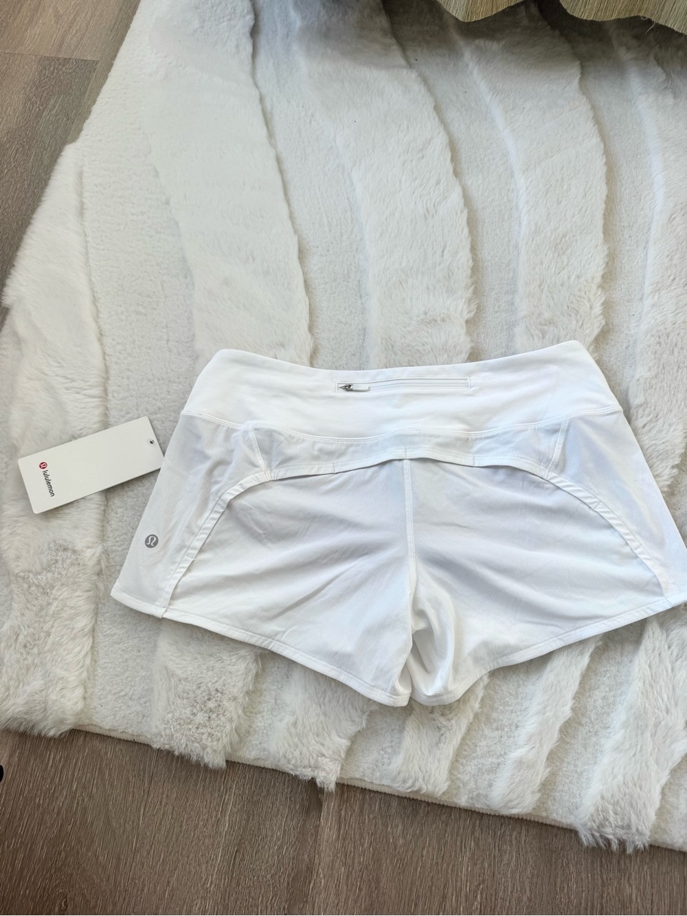 lululemon athletica Run Times LR Short II 4” in White